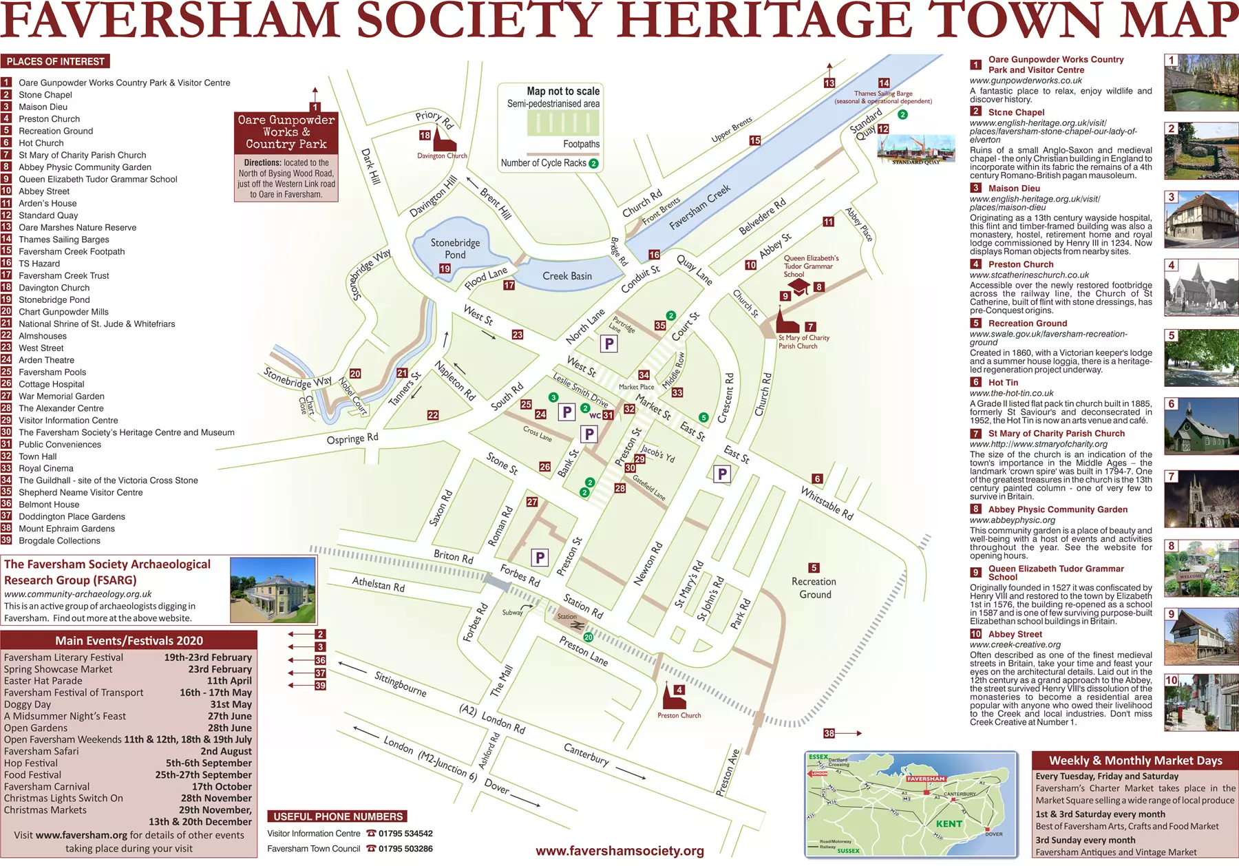 Faversham Society Heritage Town Map